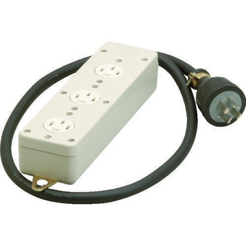 明工 3コ口タップ接地3Pコード1m MR2929