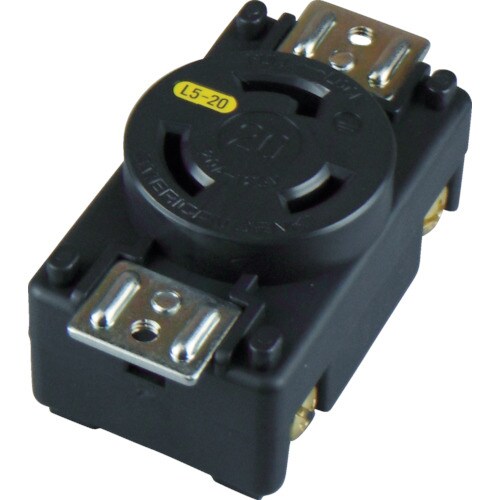 引掛形パネル用コンセント接地2P20A125V