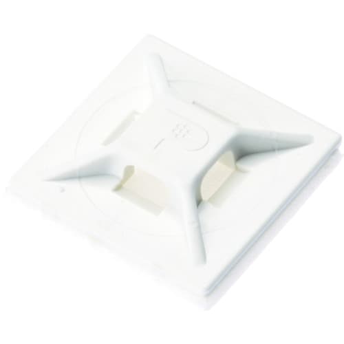 マウントベース粘着テープ・ネジ穴なし白