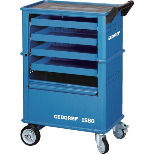 GEDORE ツールトローリー引出4段45x4