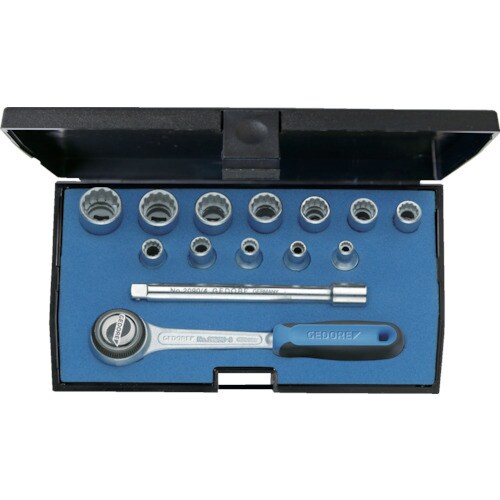 ソケットレンチ14点セット差込角6.35mm