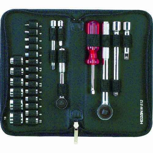 HOZAN ソケットレンチセット W512