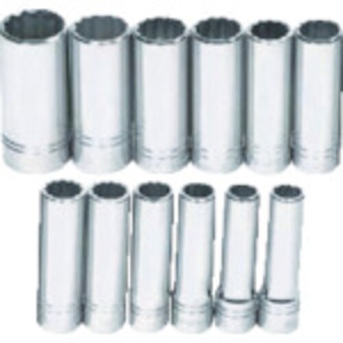 1/2ドライブディープソケットセット12角12個