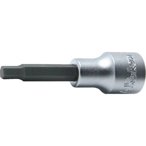 ヘックスビットソケット対辺4差込角12.7全長75