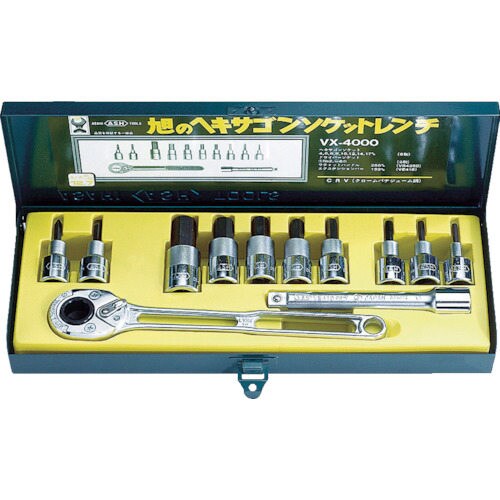 ソケットレンチ用ヘキサゴンソケットセット12.7□