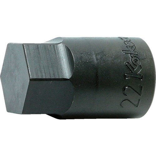 12.7mm差込ヘックスビットソケット全長43mm