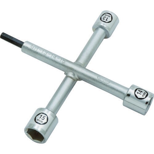 ASH クロスリムレンチH6−13−14−15mm