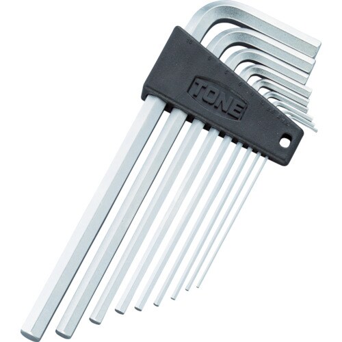 TONE ロング六角棒L形レンチセット9pcs