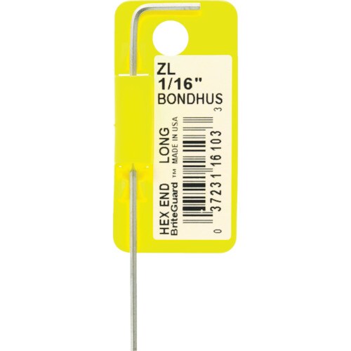 ボンダス 六角L−レンチロング1/16インチ