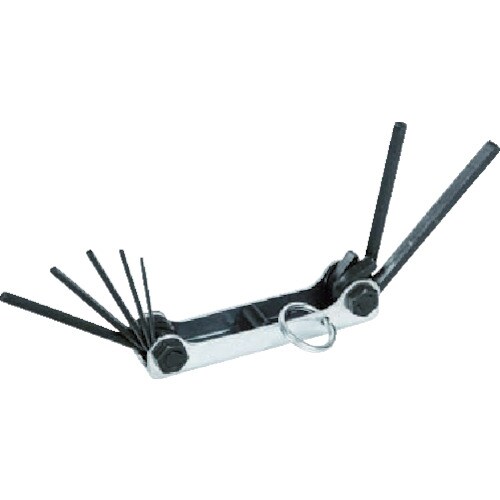 高所用折りたたみ式六角棒スパナセット7本組