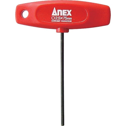 T型六角レンチドライバー対辺2.5×75