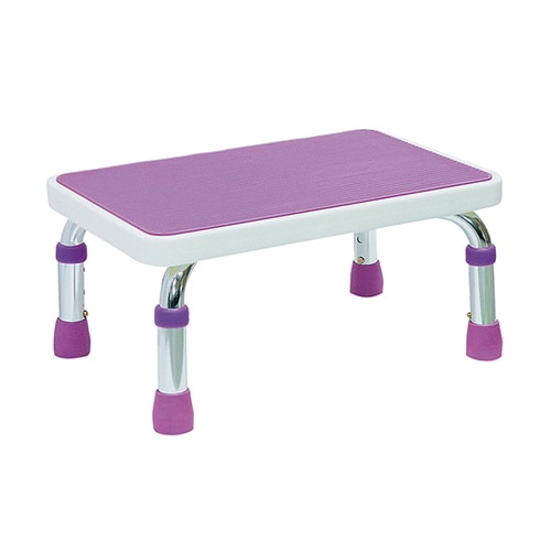 浴用ステップ(吸盤付) パープル