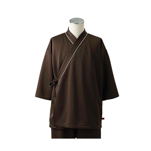 検診衣(男女兼用) ブラウン L