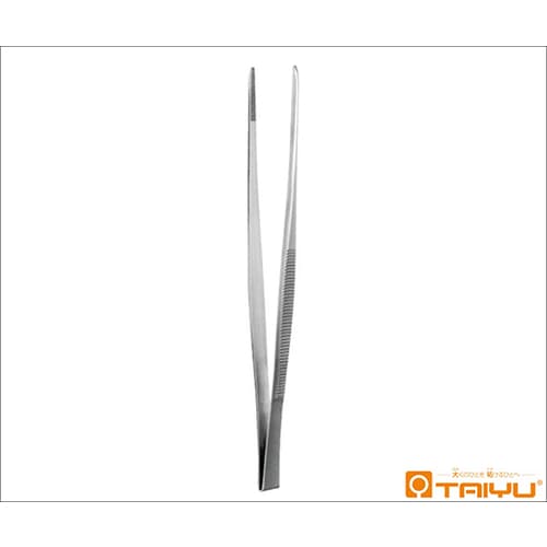 外科鑷子 無鈎 折曲式 ダボ無 全長13cm