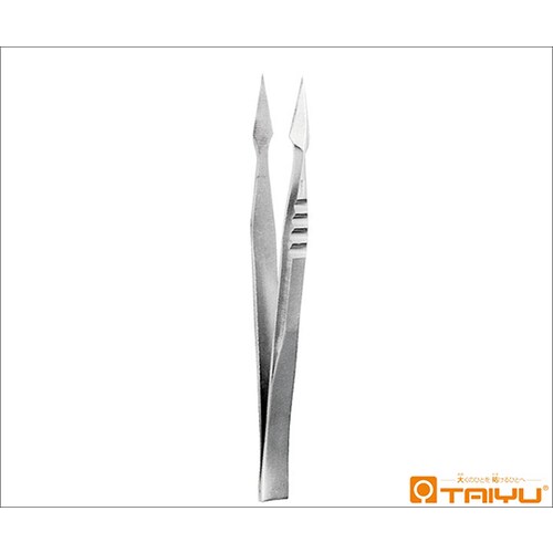 異物鑷子(トゲ抜)併式 ダボ無 全長12cm