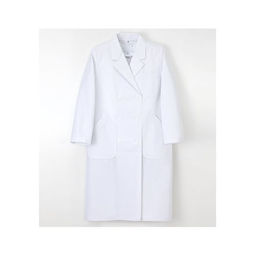 女子ダブル診察衣 ホワイト L HK12