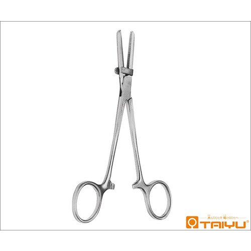 USチューブ鉗子 U付 綾筋 BOX 全長18cm