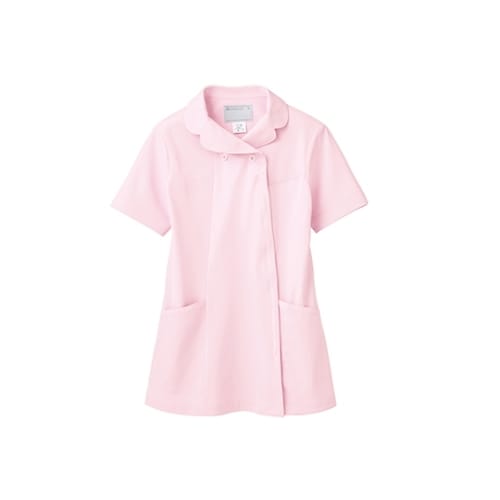 ナースジャケット半袖ピンクLL 73−1784