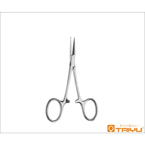 眼科止血鉗子 直 無鈎 BOX 全長11cm