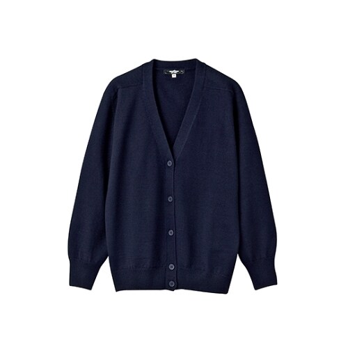 カーディガン 長袖 紺 56−021 L
