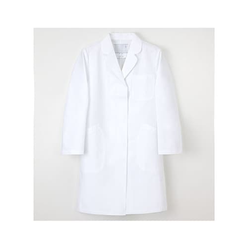 女子シングル診察衣 ホワイト EL EM 3035