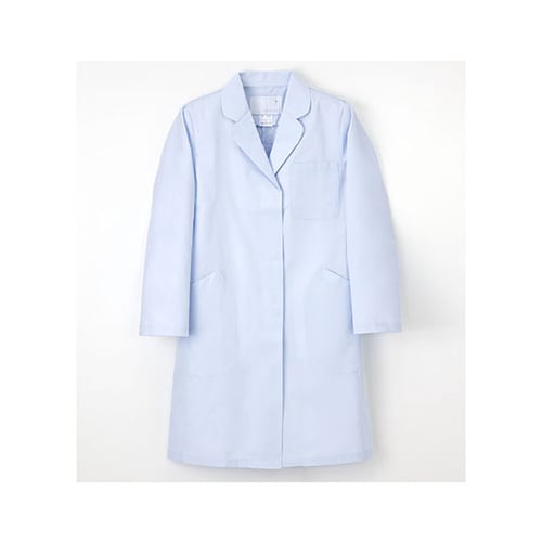 女子シングル診察衣 ブルー LL EM3035