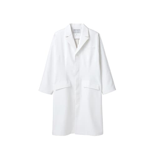 診察衣 メンズ 長袖S 白 71−821 3L