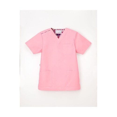 男女兼用スクラブ ピンク LL