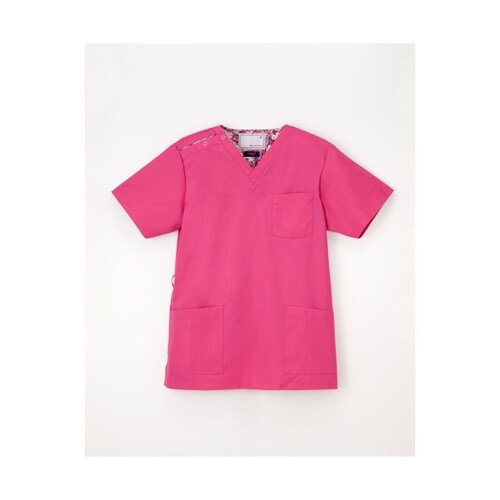 男女兼用スクラブ ディープピンク BL