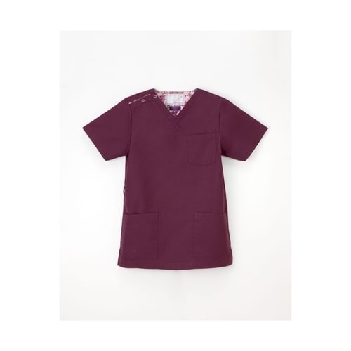 男女兼用スクラブ ボルドー BL LBL4372