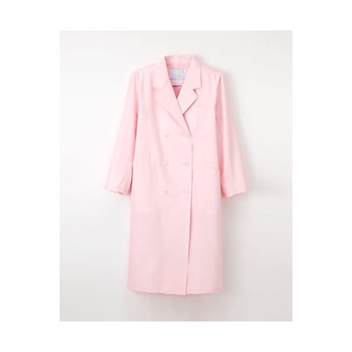 女子ダブル診察衣 ピンク LL