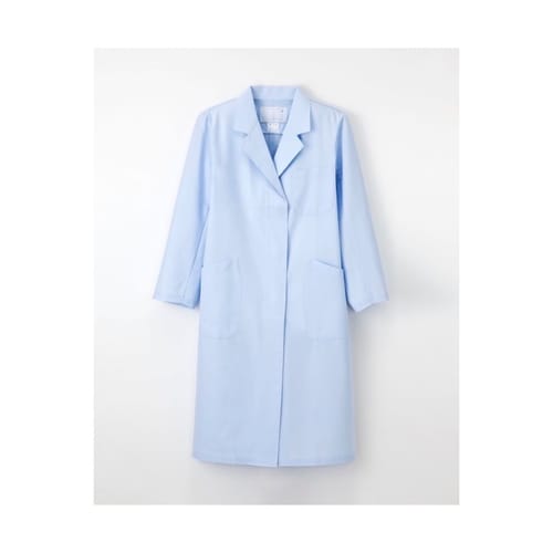 女子シングル診察衣 ブルー M KEX5130