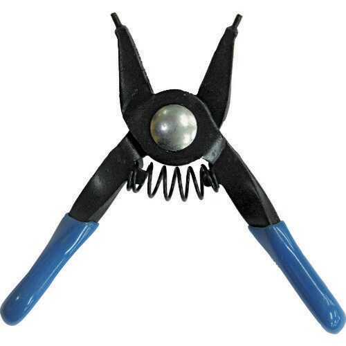 スナップリングプライヤー先曲り45°穴用