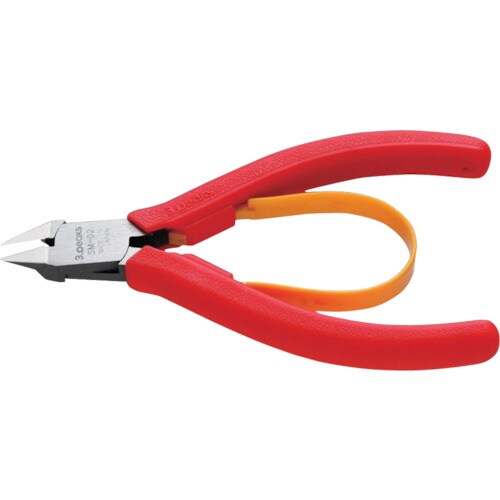 ミニプラスチックニッパ(バネ付)100mm