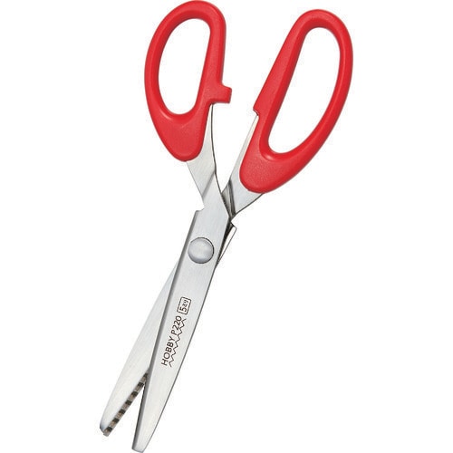 ホビーピンキングはさみギザ刃5mm22cm