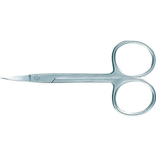 手芸用精密ハサミ曲がり型90mm