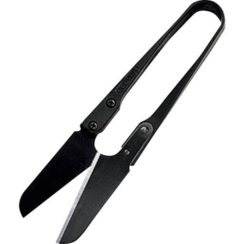 糸切はさみブラック(先丸)