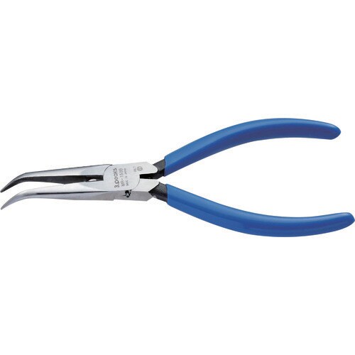 先曲マイクロラジオペンチ(バネ付)150mm