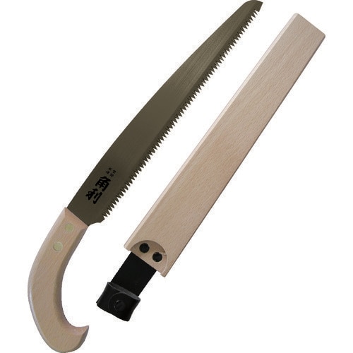 木サヤ付剪定鋸上製白柄白サヤ270mm