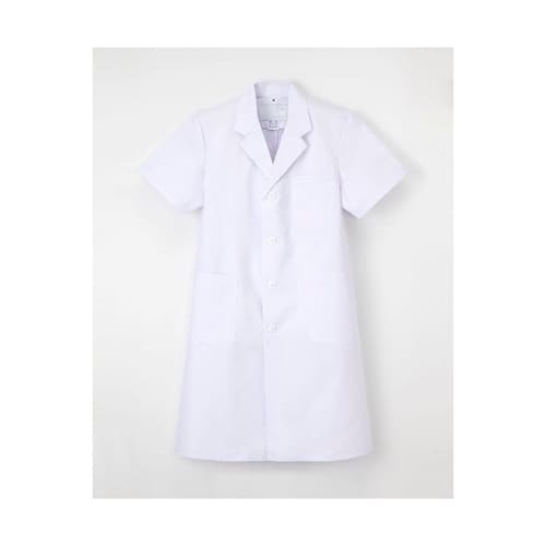 男子シングル半袖診察衣 LL