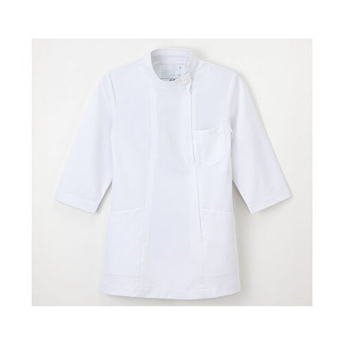 看護上衣7分袖 ホワイト EL