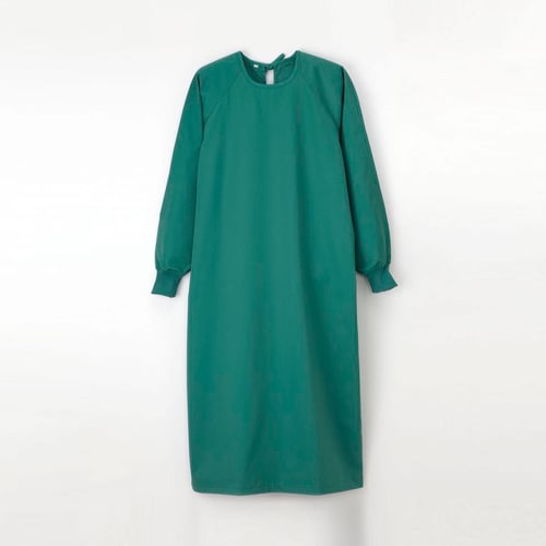 手術ガウン(センターバック式) グリーン L