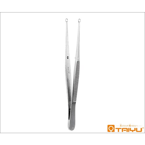 リング状鑷子 併式 ダボ付 径3mm 全長10cm