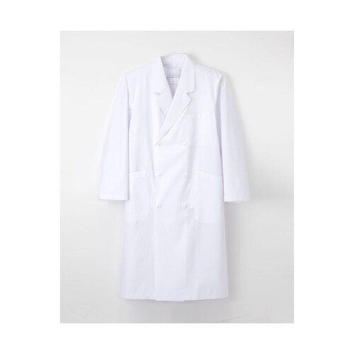 男子ダブル診察衣 ホワイト BL KEX5100