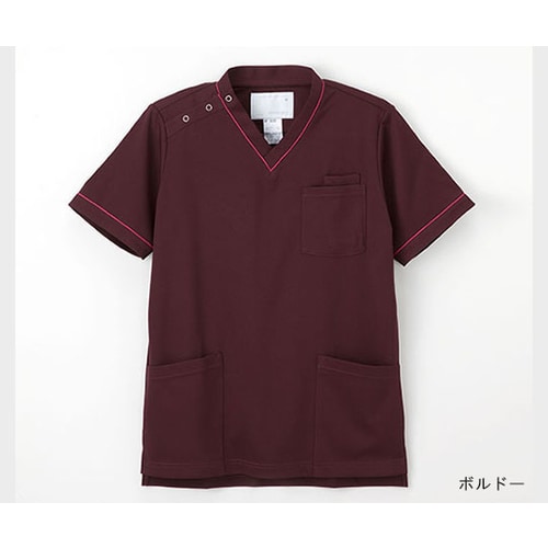 男女兼用スクラブ ボルドー LL RF5032