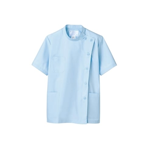 ケーシーレディス半袖サックスL 52−006