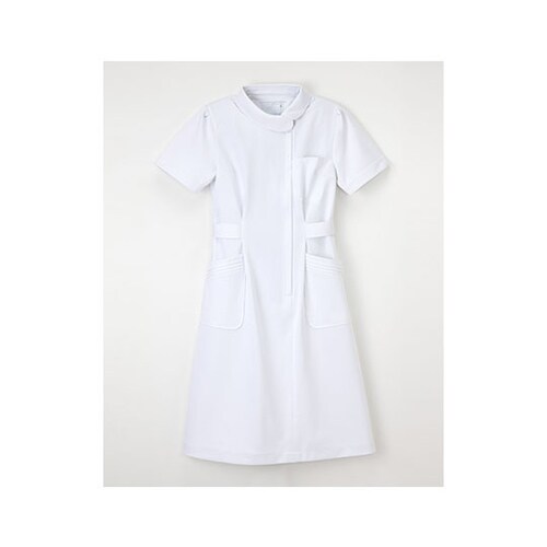 看護衣半袖 ホワイト M CA1707