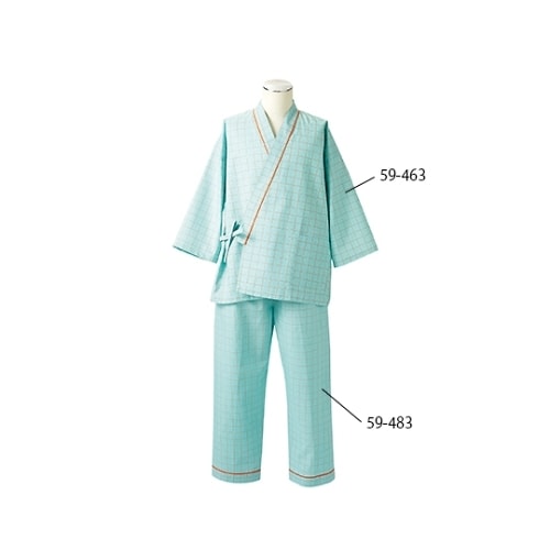 患者衣(ズボン・男女兼用) 59−483 3L