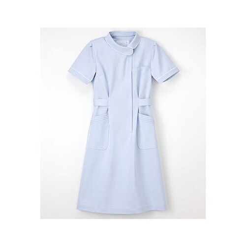看護衣半袖 ブルー M CA1707