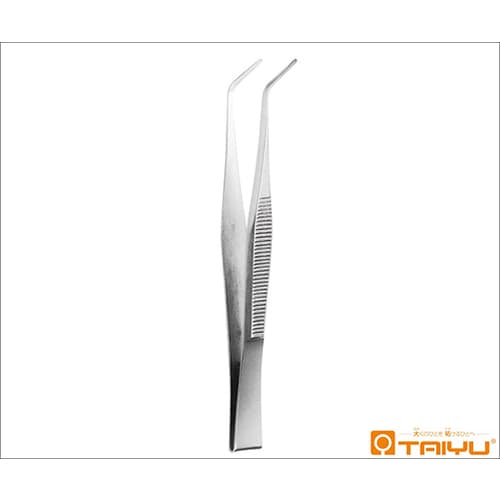 先曲鑷子 無鈎 折曲式 ダボ無 全長20cm